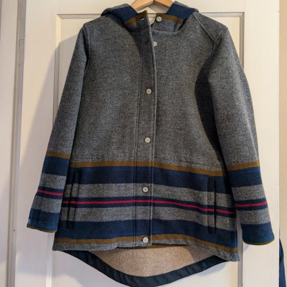 Pendleton Felted Wool Hooded Jacket